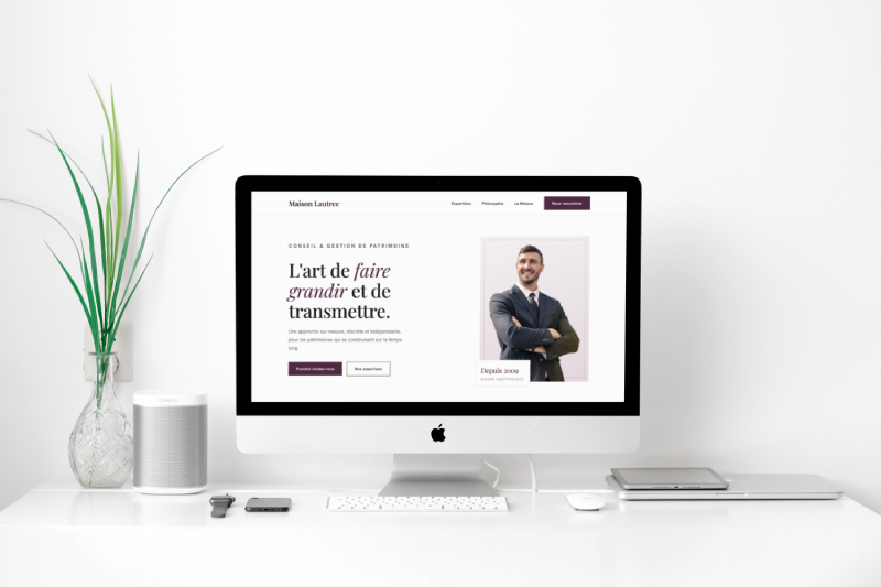 Illustration services site web et seo finance