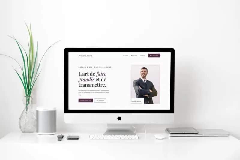 Exemple de création de site web freelance professionnel sur-mesure sous WordPress