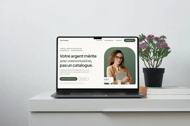 Exemple de création site internet freelance vitrine et sur-mesure sous WordPress