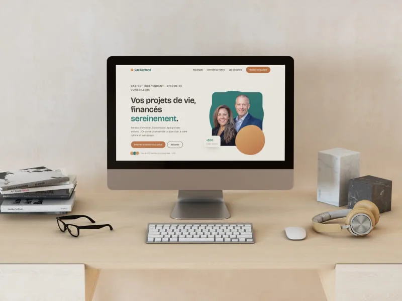 illustration d'une refonte site web WordPress